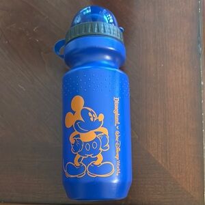 Disney Blue Water Bottle with Mickey Mouse Design